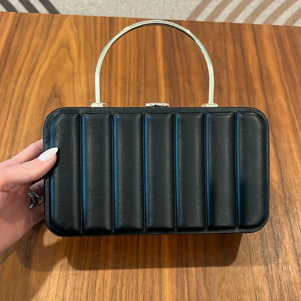 Most Wanted USA Structured Hard Shell Purse